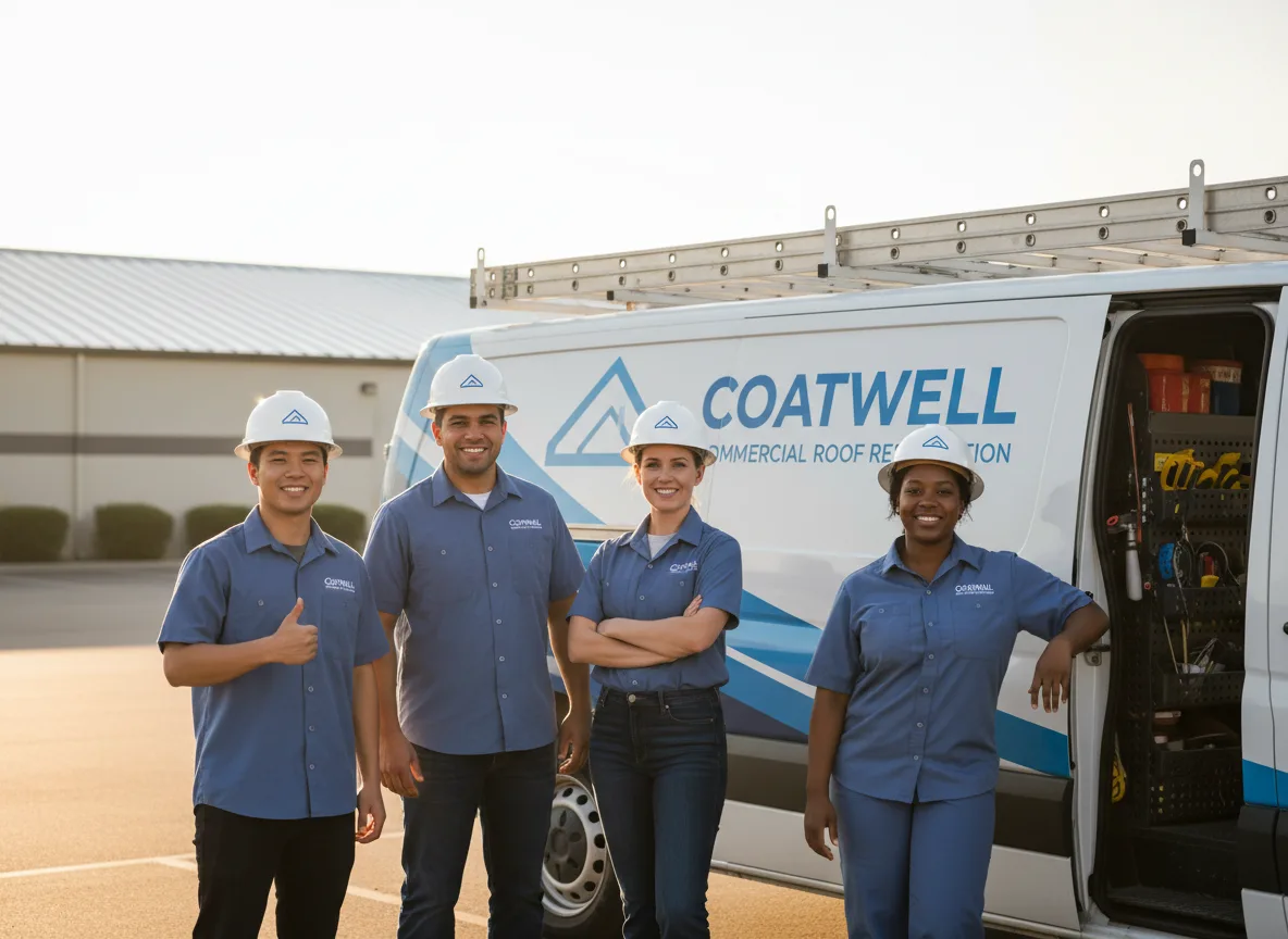 Commercial roof coating company in Ruskin, NE